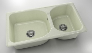 Chiuveta FAT cu doua cuve 90 X 49 X 21 Granixit - Img 47