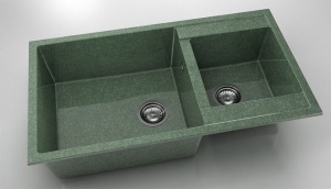 Chiuveta FAT cu doua cuve 90x49x21 Granixit - Img 17