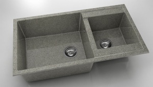 Chiuveta FAT cu doua cuve 90x49x21 Granixit - Img 37
