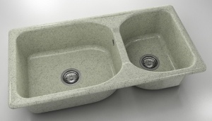 Chiuveta FAT cu doua cuve 95 X 49 X 2 Granixit - Img 46