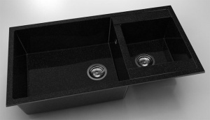 Chiuveta FAT cu doua cuve 95x49x21 Granixit - Img 23