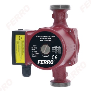 Pompa de circulatie FERRO 25/60-180 cu kit de racordare