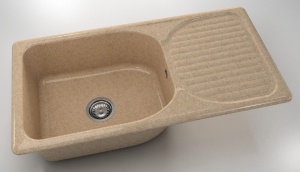 Chiuveta FAT cu blat dreapta/stanga 95 x 49 x 21 Granixit - Img 9