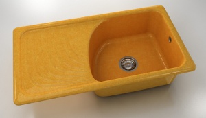 Chiuveta FAT cu blat stanga 90 x 49 x 21 Granixit - Img 6