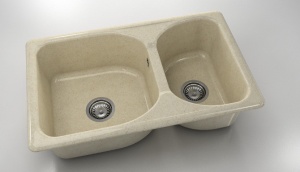 Chiuveta FAT cu doua cuve 80 X 49 X 21 Granixit - Img 14