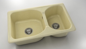 Chiuveta FAT cu doua cuve 80 X 49 X 21 Granixit - Img 34