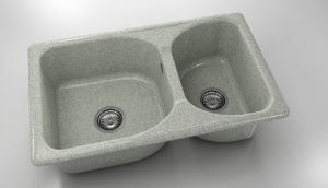 Chiuveta FAT cu doua cuve 80 X 49 X 21 Granixit - Img 44