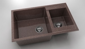 Chiuveta FAT cu doua cuve 80x49x21 Granixit - Img 20