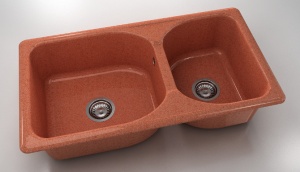 Chiuveta FAT cu doua cuve 90 X 49 X 21 Granixit - Img 40