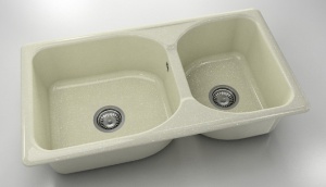 Chiuveta FAT cu doua cuve 90 X 49 X 21 Granixit - Img 45