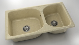 Chiuveta FAT cu doua cuve 90 X 49 X 21 Granixit - Img 51