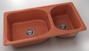 Chiuveta FAT cu doua cuve 95 X 49 X 2 Granixit - Img 40