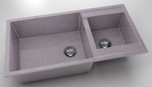 Chiuveta FAT cu doua cuve 95x49x21 Granixit - Img 20
