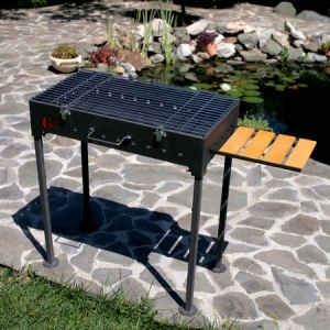 Gratar de gradina cu carbuni GRILL PREMIUM 58x30 cm - Img 4