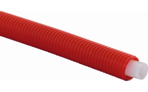 Uponor Radi Pipe teavă PE-Xa natur ,in copex rosu 20x2,0 28/23 50m