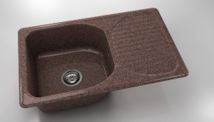 Chiuveta FAT cu blat dreapta/stanga 80 x 49 x 21 Granixit - Img 19