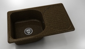 Chiuveta FAT cu blat dreapta/stanga 80 x 49 x 21 Granixit - Img 29
