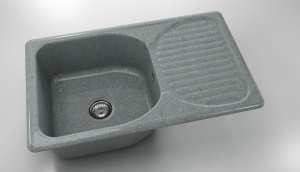 Chiuveta FAT cu blat dreapta/stanga 80 x 49 x 21 Granixit - Img 39