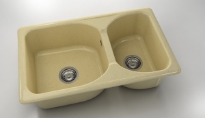Chiuveta FAT cu doua cuve 80 X 49 X 21 Granixit - Img 41