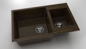 Chiuveta FAT cu doua cuve 80x49x21 Granixit - Img 27