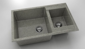 Chiuveta FAT cu doua cuve 80x49x21 Granixit - Img 37