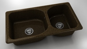 Chiuveta FAT cu doua cuve 90 X 49 X 21 Granixit - Img 29