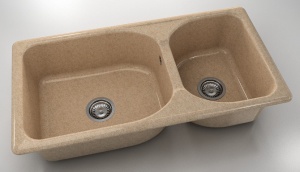 Chiuveta FAT cu doua cuve 95 X 49 X 2 Granixit - Img 9