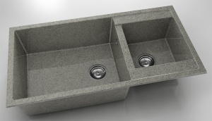 Chiuveta FAT cu doua cuve 95x49x21 Granixit - Img 37