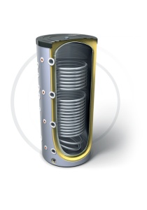 Puffer-Acumulator agent termic pentru instalatiile de incalzire Tesy cu 2 serpentine 500L V15/7S250075F42P6