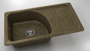 Chiuveta FAT cu blat dreapta 90 x 49 x 21 Granixit - Img 7