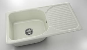 Chiuveta FAT cu blat dreapta/stanga 90 x 49 x 21 Marmura compozita - Img 19