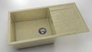 Chiuveta FAT cu blat stang/drept 90x49x21 Granixit - Img 25