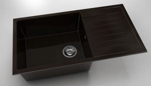 Chiuveta FAT cu blat stang/drept 90x49x21 Marmura compozita - Img 3
