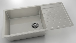 Chiuveta FAT cu blat stang/drept 95x49x21 Marmura compozita - Img 10