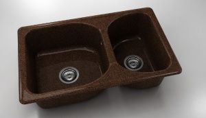Chiuveta FAT cu doua cuve 80 X 49 X 21 Granixit - Img 28