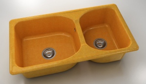 Chiuveta FAT cu doua cuve 90 X 49 X 21 Granixit - Img 6