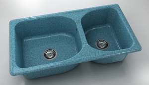 Chiuveta FAT cu doua cuve 90 X 49 X 21 Granixit - Img 16