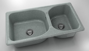 Chiuveta FAT cu doua cuve 90 X 49 X 21 Granixit - Img 36