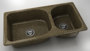 Chiuveta FAT cu doua cuve 95 X 49 X 2 Granixit - Img 7