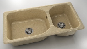 Chiuveta FAT cu doua cuve 95 X 49 X 2 Granixit - Img 13