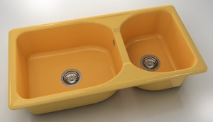 Chiuveta FAT cu doua cuve 95 X 49 X 2 Marmura compozita - Img 15