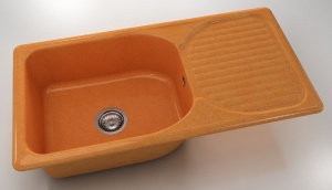 Chiuveta FAT cu blat dreapta/stanga 95 x 49 x 21 Granixit - Img 10