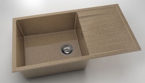 Chiuveta FAT cu blat stang/drept 90x49x21 Granixit - Img 12