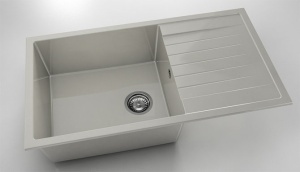 Chiuveta FAT cu blat stang/drept 90x49x21 Marmura compozita - Img 10