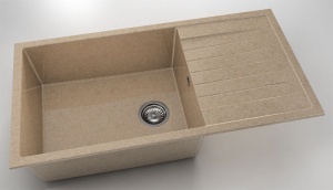 Chiuveta FAT cu blat stang/drept 95x49x21 Granixit - Img 9