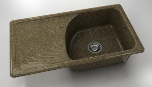 Chiuveta FAT cu blat stanga 90 x 49 x 21 Granixit - Img 7
