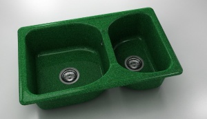 Chiuveta FAT cu doua cuve 80 X 49 X 21 Granixit - Img 5