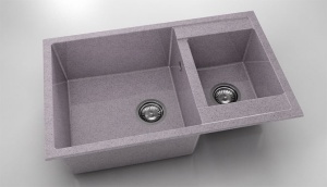 Chiuveta FAT cu doua cuve 80x49x21 Granixit - Img 21