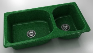 Chiuveta FAT cu doua cuve 95 X 49 X 2 Granixit - Img 5