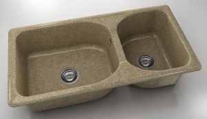 Chiuveta FAT cu doua cuve 95 X 49 X 2 Granixit - Img 50